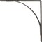 Ekena Millwork Morris Steel Bracket, Antiqued Warm Silver 3"W x 20"D x 20"H BKTM03X20X20MOAWS - alternate 3